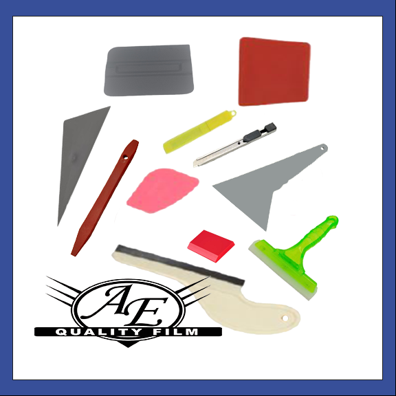 AE-302 - 11pc Professional Window Tinting Tool Kit – A&E QUALITY FILMS & TINTING  TOOLS