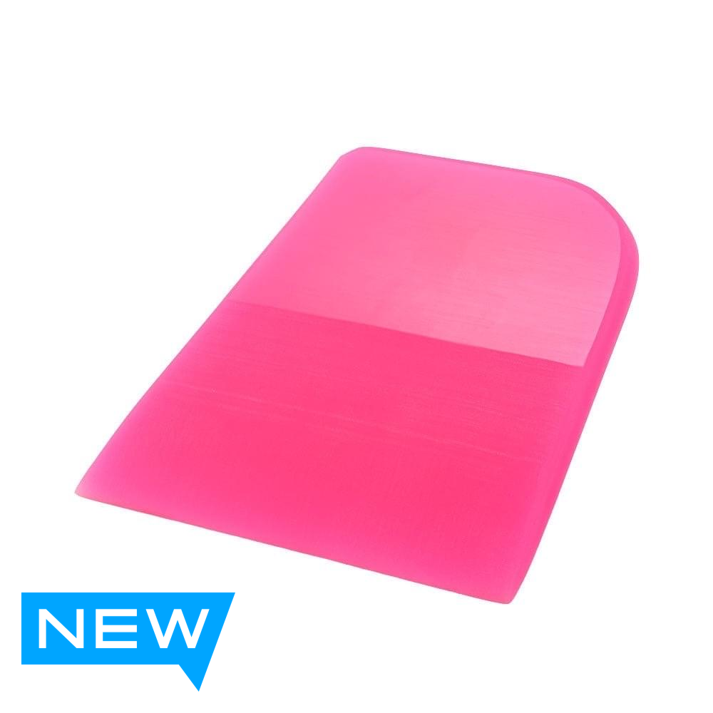 AE-159 - 3.5 Angled Pink Silicone Squeegee – A&E QUALITY FILMS & TINTING  TOOLS