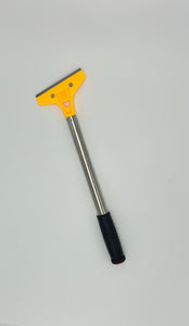 AE-23-Metal 12” Handle Scraper with 4” Blade & Safety Cap