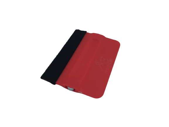AE-82RMF - Red Magnetic Bondo Card with Felt - AE QUALITY FILM