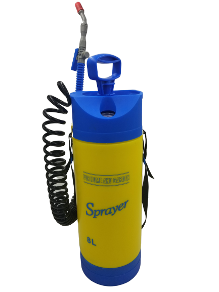AE-126 - 8L Sprayer w/Pressure Gauge and 25 Foot Expandable Hose - AE QUALITY FILM