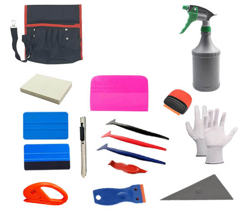 AE-334 - Complete Car Wrap Kit with 4pc Tool Kit
