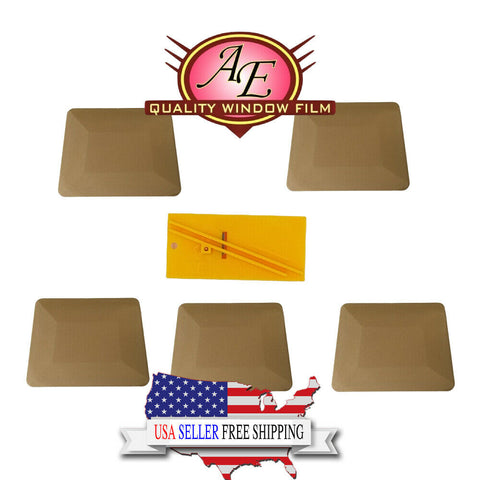 AE-81G-107 - 4" Gold Hard Card Set and Sharpener (6pc) - AE QUALITY FILM