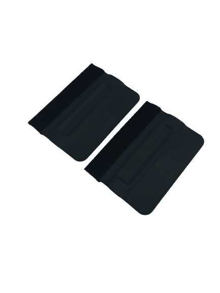 AE-82BKMF2 - Black Magnetic Bondo Cards with Felt (2pk) - AE QUALITY FILM