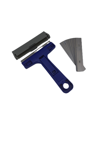 AE-24-155 - 4" Plastic Scraper and 10pk Replacement Blades - AE QUALITY FILM