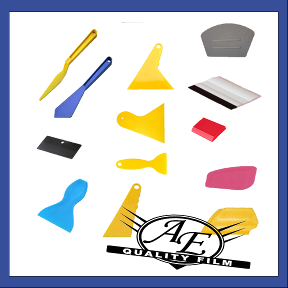 AE-321 - (Mini13) 13pc Huge Mini Plastic & Rubber Squeegee Super Set - AE QUALITY FILM