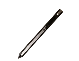 AE-35 - Black Powder Coated Cutting Knife w/Art Blade